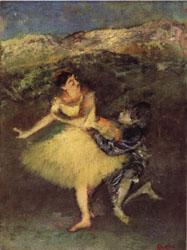 Edgar Degas Harlequin and Colombine France oil painting art